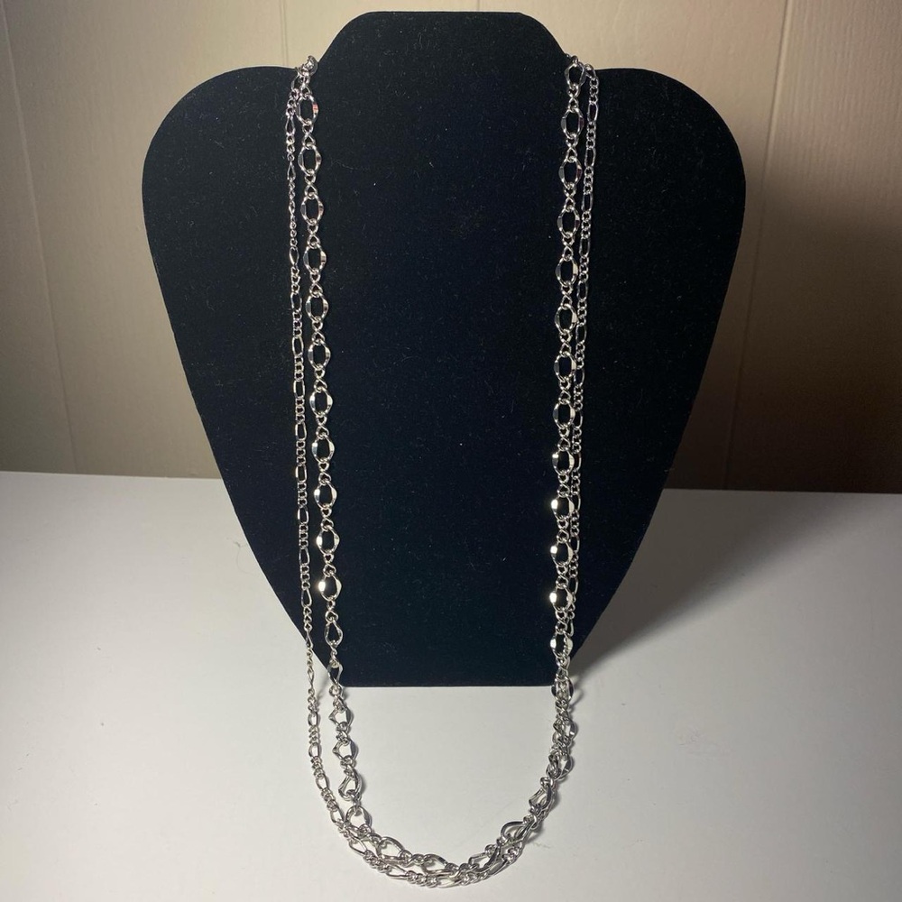 Chico's Silver Statement Necklace